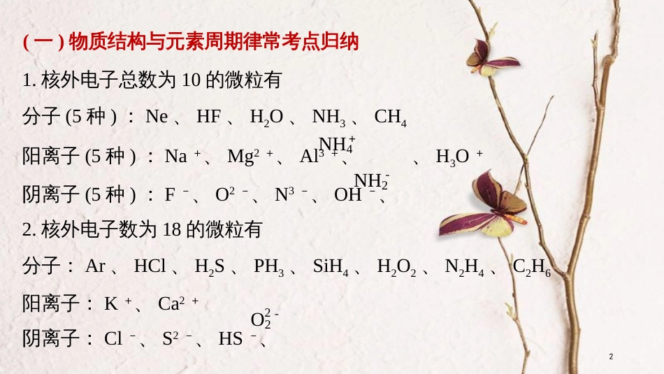 高中化学二轮复习 回扣基础五 化学基本理论知识归纳课件_第2页