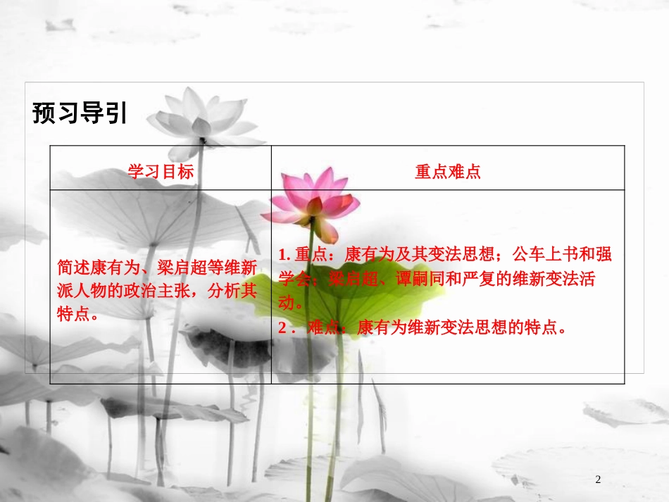 高中历史 第9单元 戊戌变法 第2课 维新运动的兴起课件 新人教版选修1_第2页