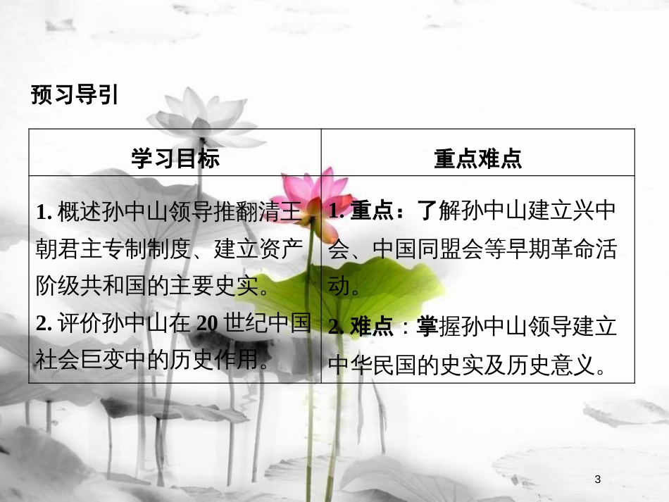高中历史 专题四“亚洲觉醒”的先驱 4-1 中国民族民主革命的先行者——孙中山(一)课件 人民版选修4_第3页