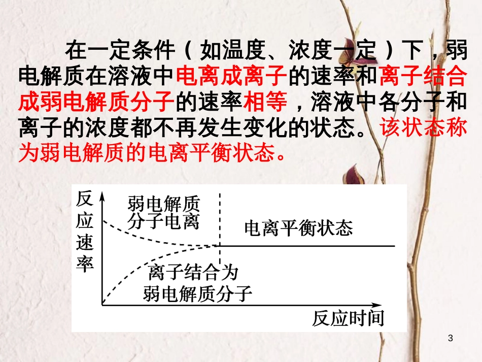 浙江省杭州市高中化学 专题3 溶液中的离子反应 第一单元 弱电解质的电离平衡1课件 苏教版选修4_第3页