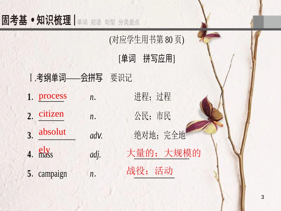 2019版高三英语一轮复习 Module 4 Sandstorms in Asia课件 外研版必修3_第3页