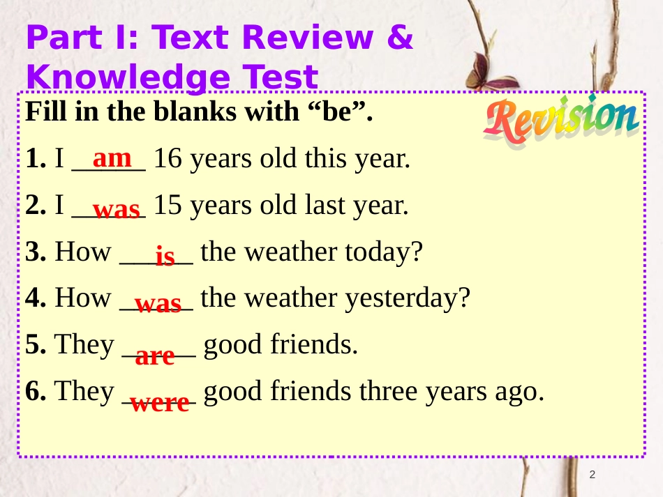 八年级英语下册 Unit 5 What were you doing when the rainstorm came教学课件 （新版）人教新目标版_第2页