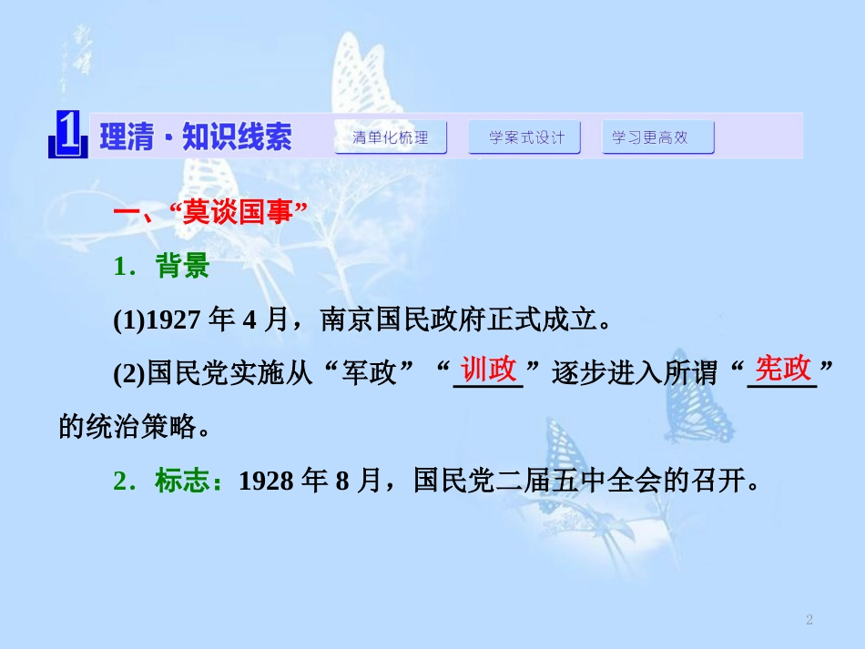 高中历史 专题5 人民群众争取民主的斗争 四 反对国民党独裁统治的斗争课件 人民版选修2_第2页