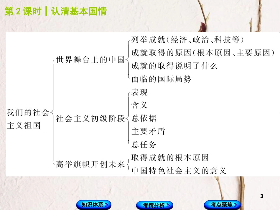 （包头专版）中考政治复习方案 第一部分 九年级全一册 第2课时 认清基本国情教材梳理课件_第3页