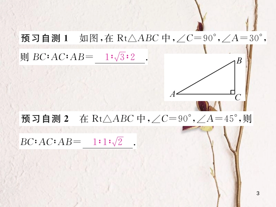九年级数学下册 第28章 锐角三角函数 28.1 锐角三角函数（第3课时）作业课件 （新版）新人教版_第3页
