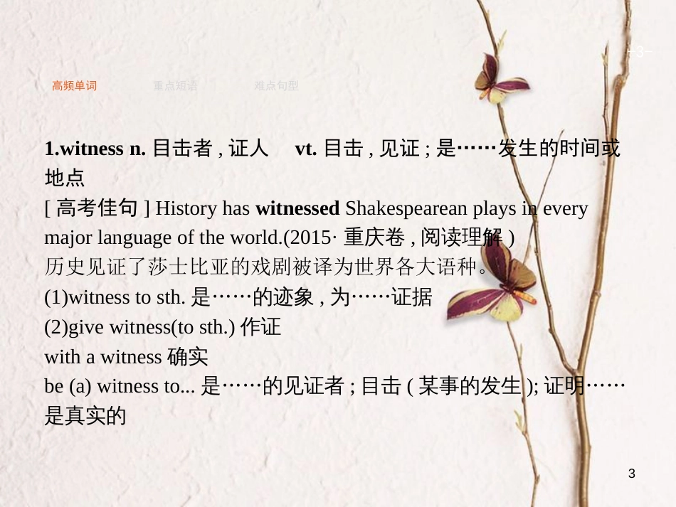 2019高三英语一轮复习 模块二 Unit 1 Tales of the unexplained课件 牛津译林版_第3页