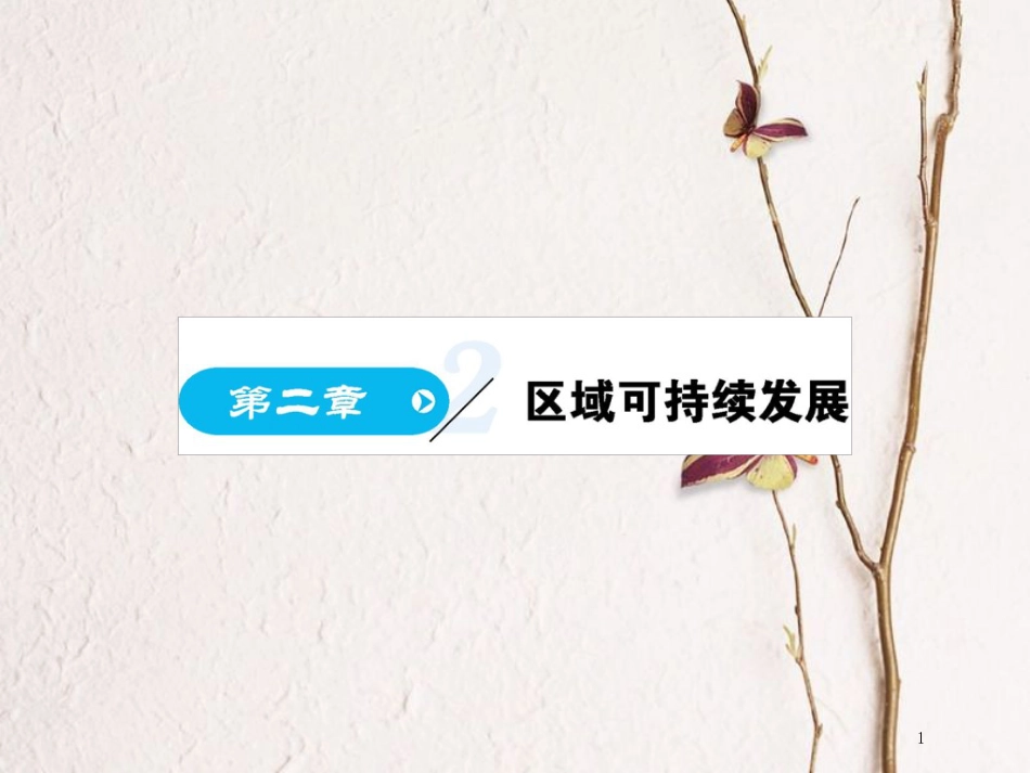 高中地理 第二章 区域可持续发展 第1节 中国黄土高原水土流失的治理（第1课时）课件 中图版必修3_第1页