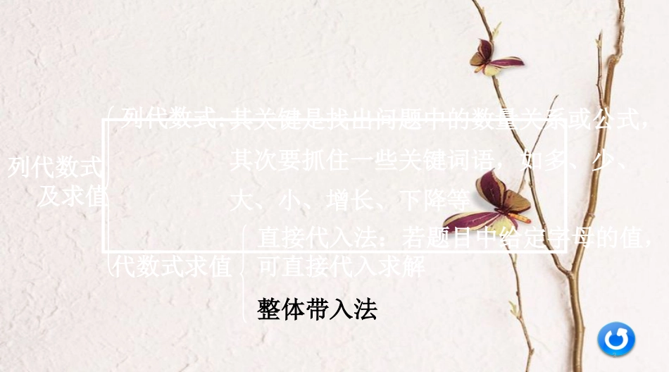 浙江省中考数学复习第一部分考点研究第一单元数与式第2课时代数式与整式课件_第3页