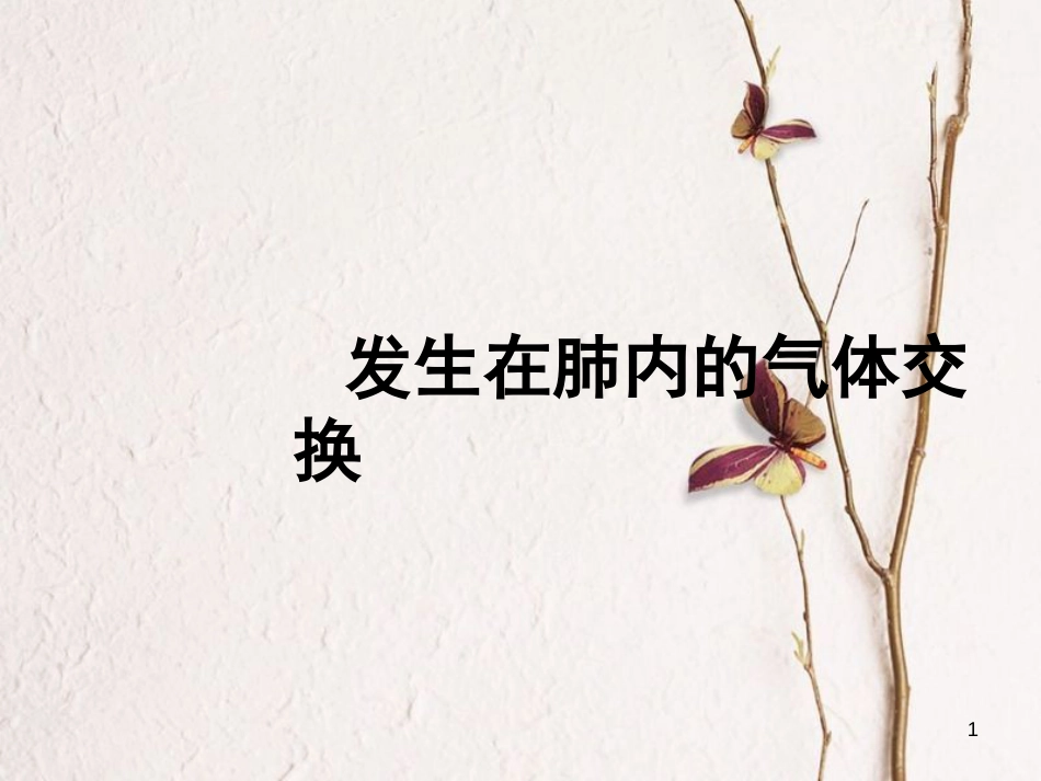 湖南省张家界市桑植县七年级生物下册 第四单元 第三章 第二节 发生在肺里的气体交换课件1 （新版）新人教版_第1页
