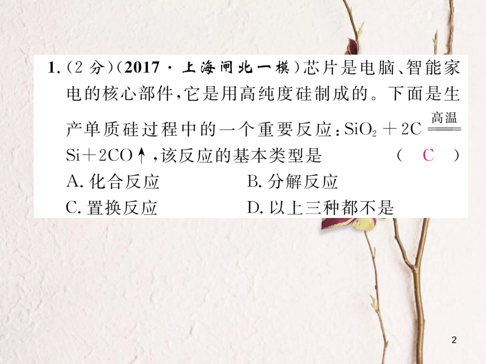 九年级化学下册 双休作业（二）作业课件 （新版）新人教版_第2页