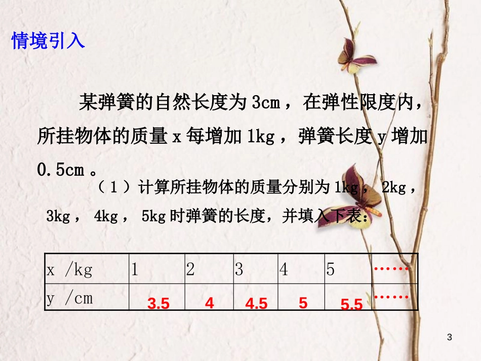 八年级数学上册 4.2 一次函数与正比例函数课件 （新版）北师大版_第3页