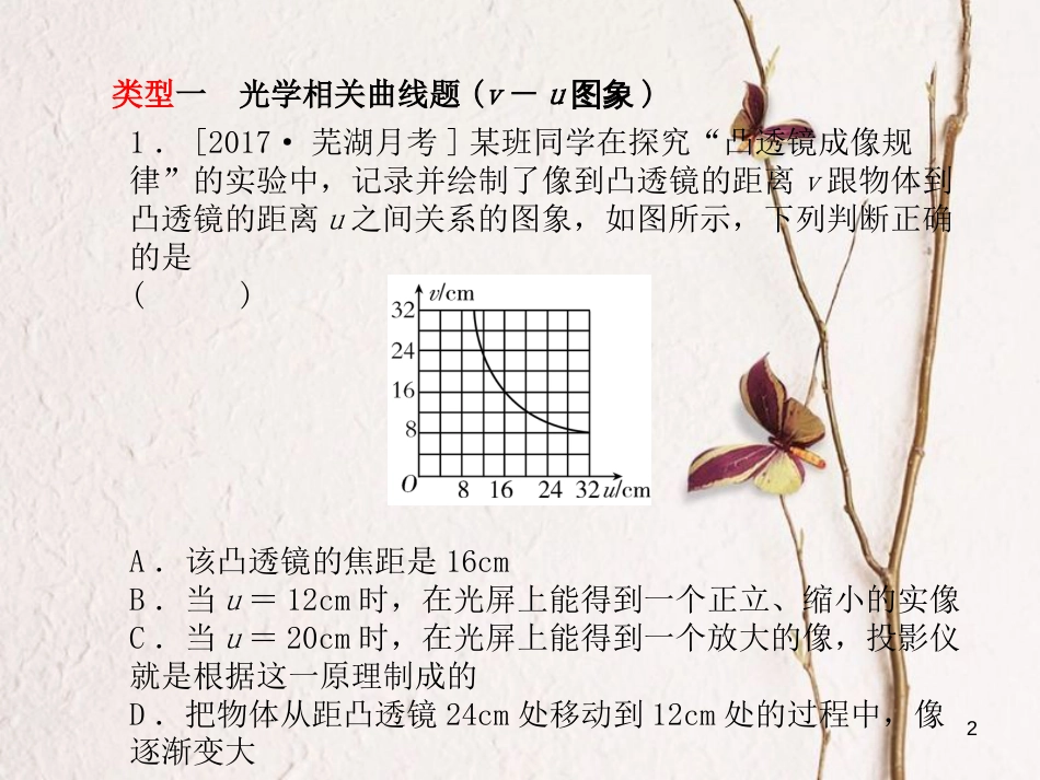 安徽省中考物理 专题复习一 坐标图象题课件_第2页