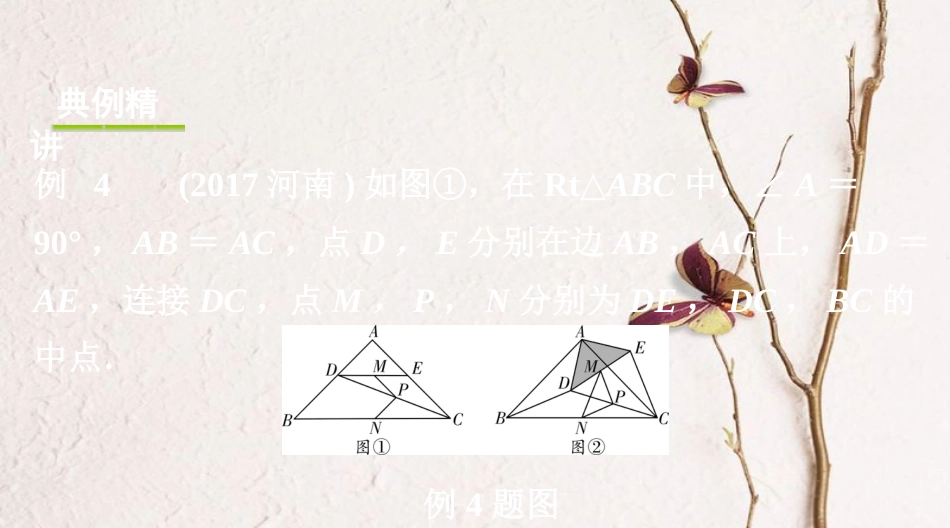 浙江省中考数学复习第二部分题型研究题型五几何探究题类型四旋转变换问题课件_第2页