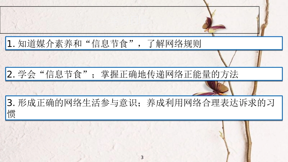 广东省河源市八年级道德与法治上册 第一单元 走进社会生活 第二课 网络生活新空间 第2框 合理利用网络课件 新人教版_第3页