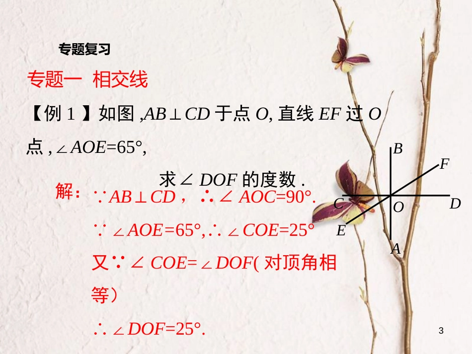 （黔西南专版）七年级数学下册 5 相交线与平行线小结与复习课件 （新版）新人教版_第3页