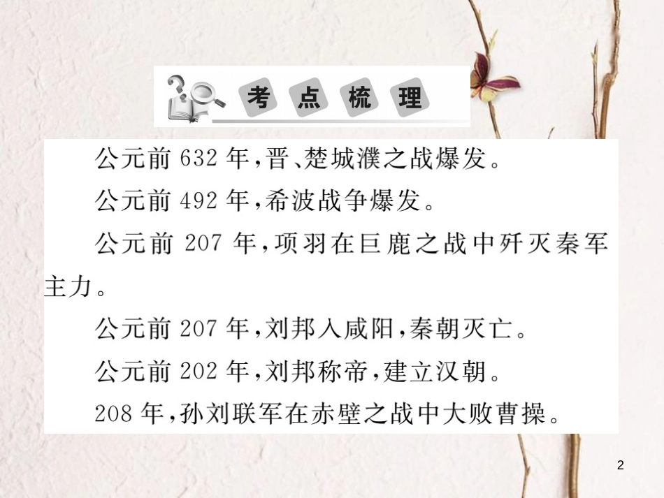 中考历史总复习 专题九 周年历史热点问题课件_第2页