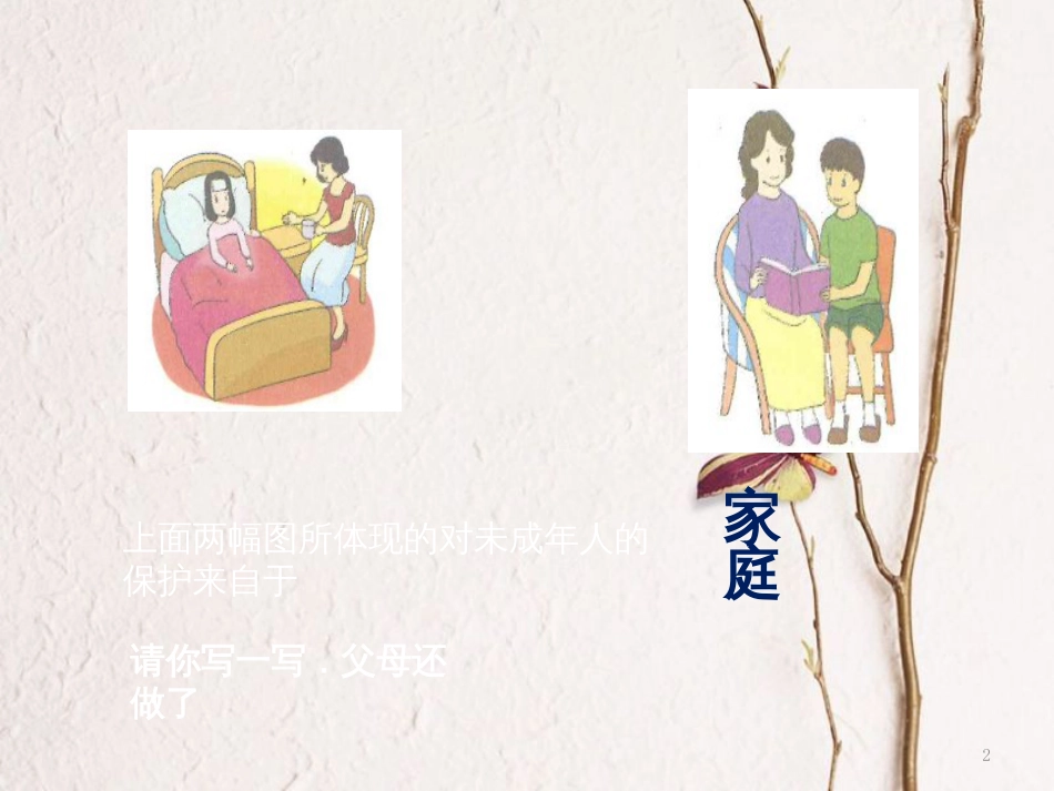 八年级道德与法治上册 第一单元 不断完善自我 第4课 在保护中成长 第1框 关爱在身边课件 陕教版_第2页