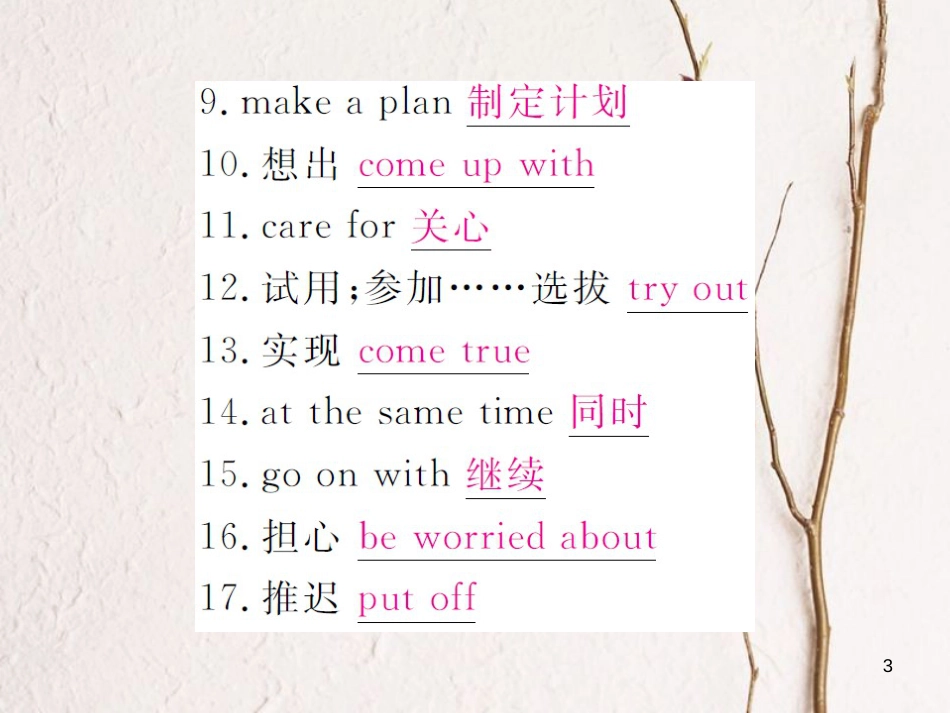 （贵州专版）八年级英语下册 Unit 2 I’ll help to clean up the city parks复习归纳作业课件 （新版）人教新目标版_第3页