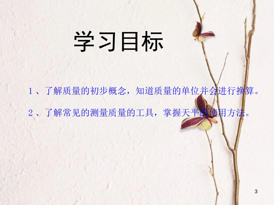 四川省华蓥市八年级物理上册 6.1 质量课件 （新版）新人教版_第3页