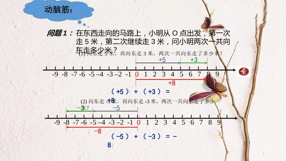 七年级数学上册 1.4 有理数的加法和减法 第1课时 有理数的加法课件 （新版）湘教版_第3页