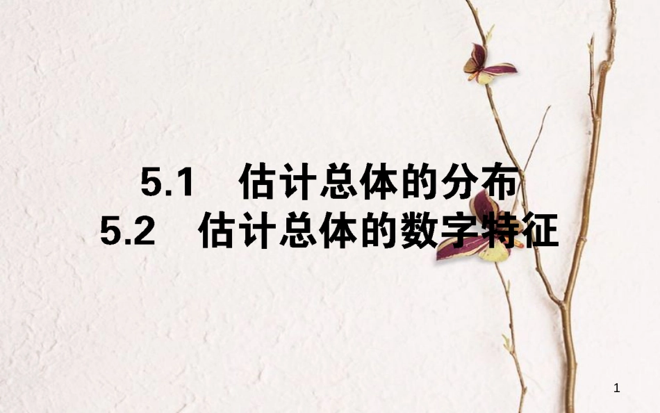 高中数学 第一章 统计 1.5 用样本估计总体课件 北师大版必修3_第1页