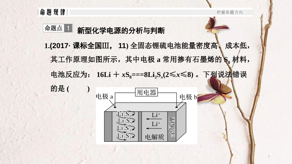 高考化学二轮复习 高频考点精讲 高频考点10 电化学原理课件_第3页