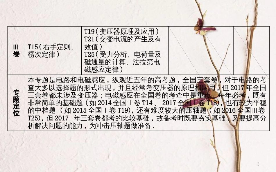 （全国通用）高考物理二轮复习 备课资料 专题六 电路和电磁感应 第1讲 恒定电流和交变电流课件_第3页