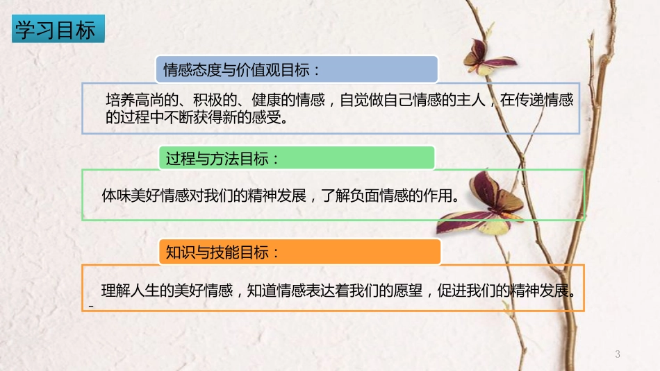 辽宁省凌海市七年级道德与法治下册 第二单元 做情绪情感的主人 第五课 品出情感的韵味 第2框 在品味情感中成长课件 新人教版_第3页