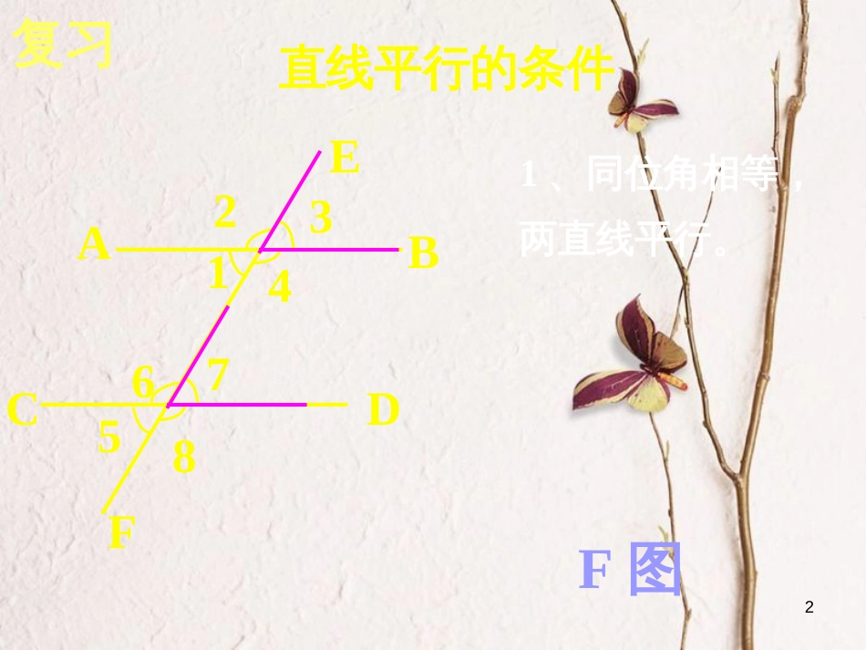 山东省夏津县七年级数学下册 5.3.1 平行线的性质课件 （新版）新人教版_第2页