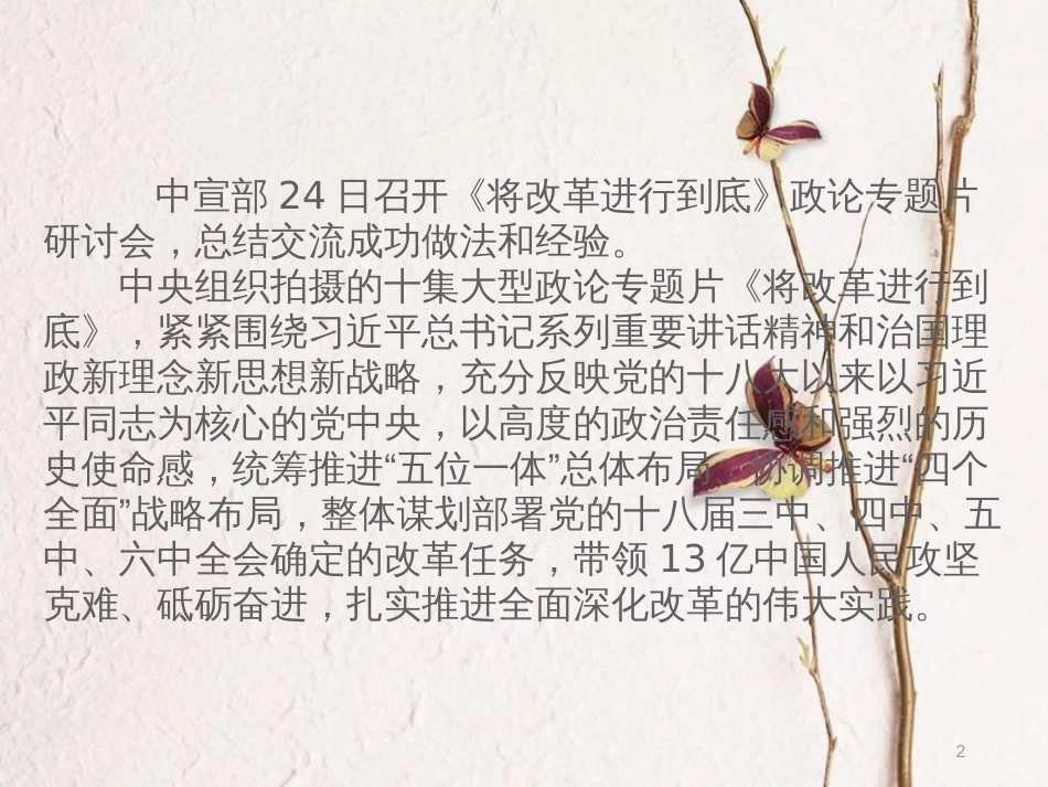湖南省中考历史总复习专题十一中外历史上的改革—纪录片《将改革进行到底》课件新人教版_第2页