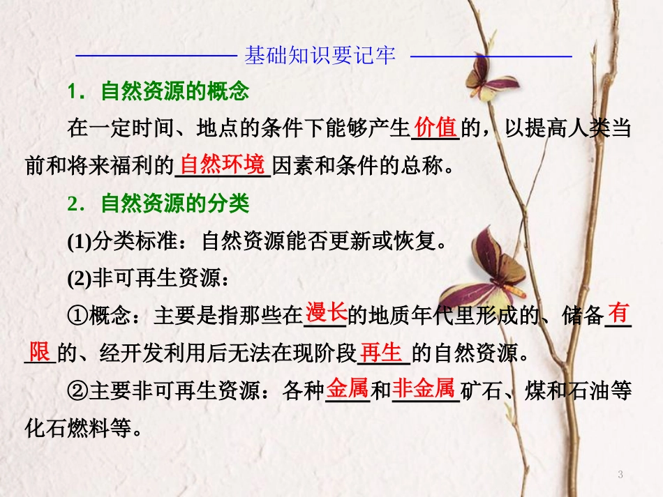 高中地理 第二章 资源问题与资源的利用和保护 第一节 自然资源利用中存在的问题课件 中图版选修6_第3页