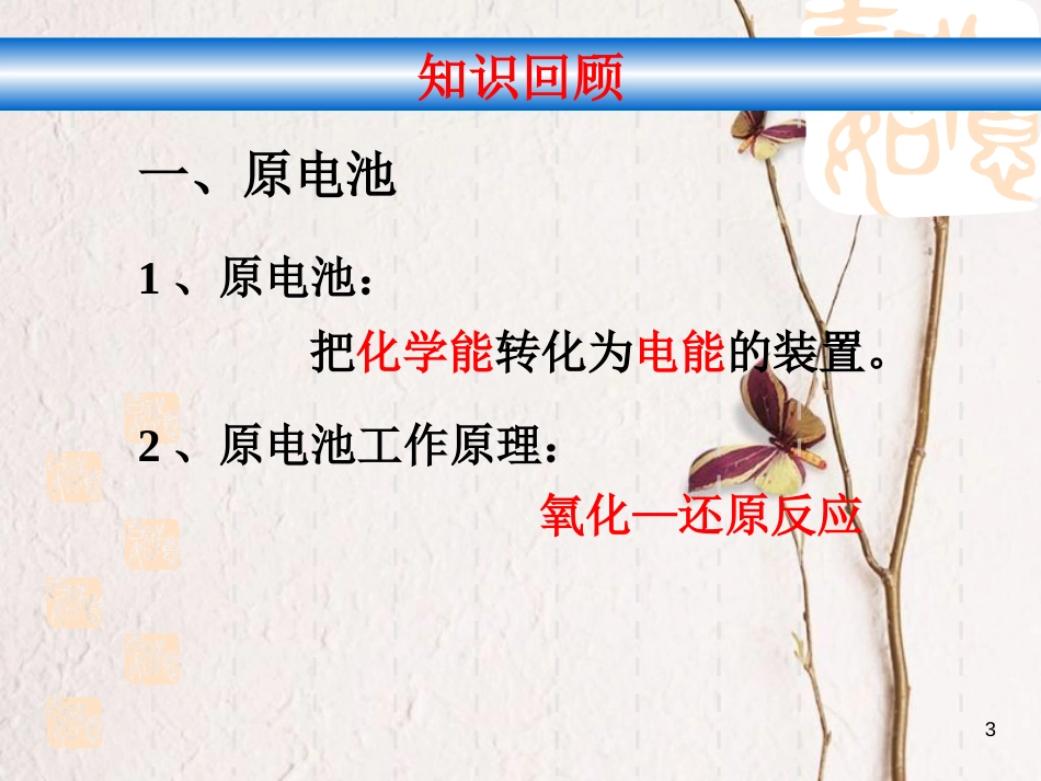 浙江省杭州市高中化学 专题1 化学反应与能量变化 第二单元 原电池的工作原理课件 苏教版选修4_第3页