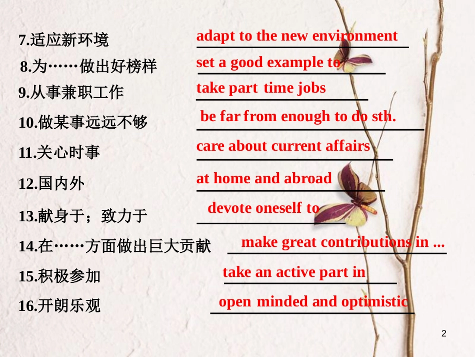 年高考英语二轮复习 专题辅导与测试四 热门话题下的书面表达 押题学案（七）个人情况课件_第2页