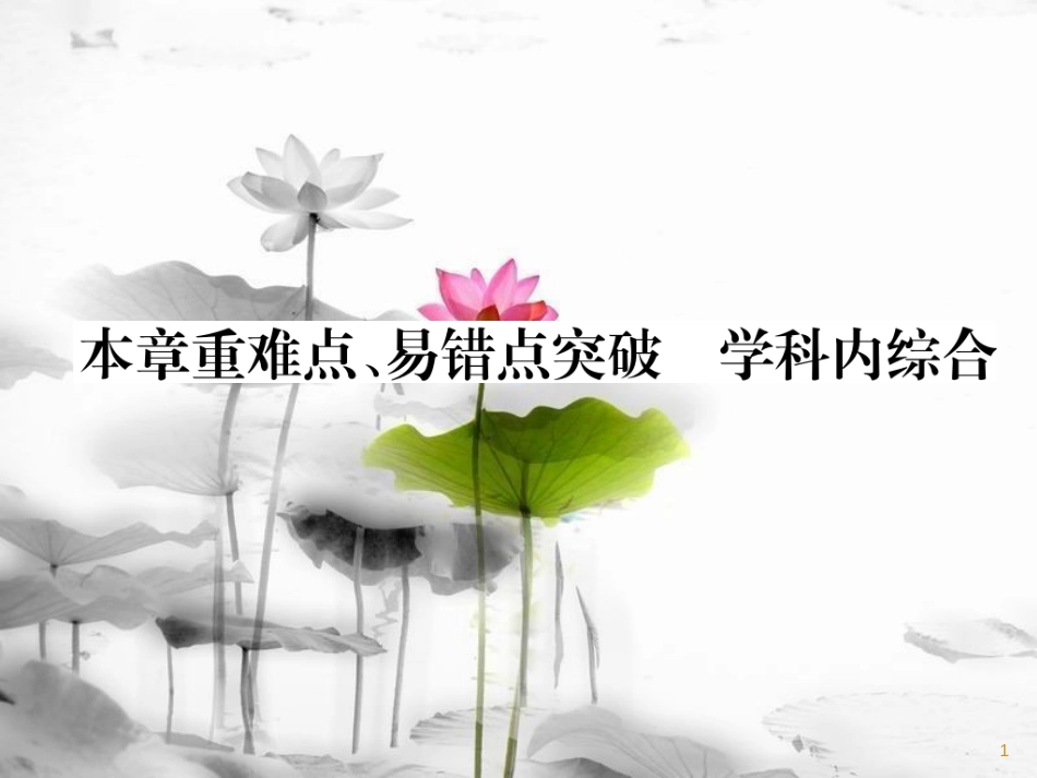 九年级物理上册 第2章 改变世界的热机本章重难点、易错点突破 学科内综合课件 （新版）教科版_第1页