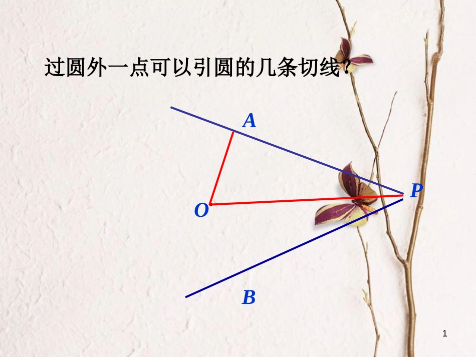 九年级数学下册 3.7 切线长定理导入素材 （新版）北师大版_第1页