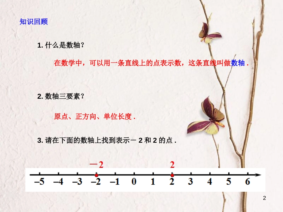 七年级数学上册 1.2 有理数 1.2.3 相反数课件 （新版）新人教版_第2页