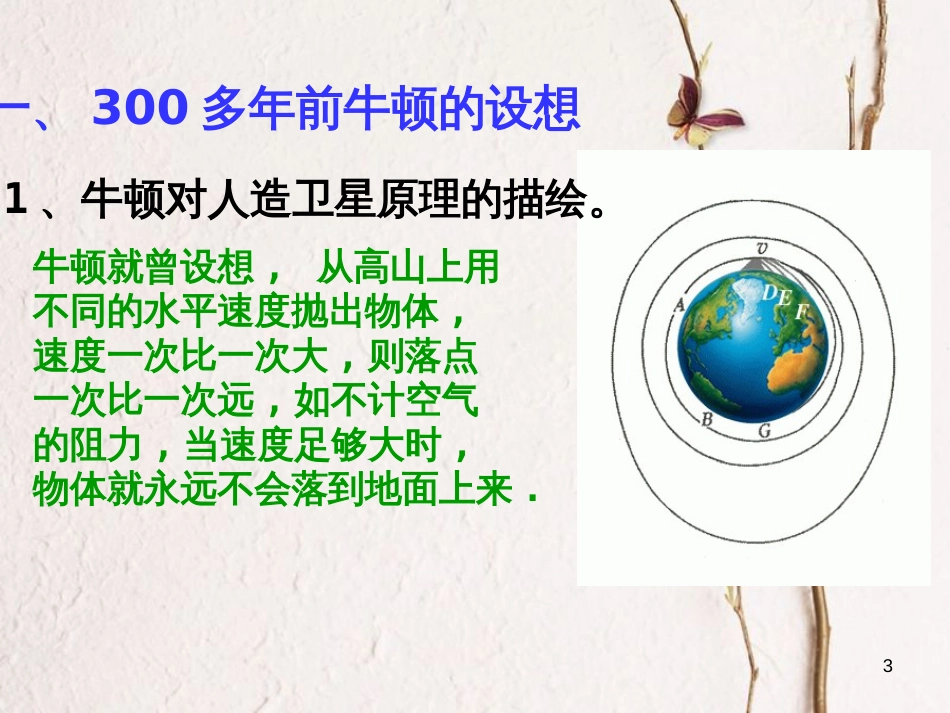 河北省邢台市高中物理第六章万有引力与航天6.5宇宙航行2课件新人教版必修2_第3页