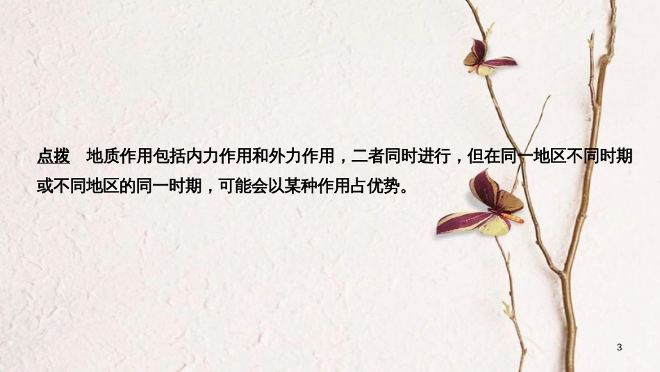 2019版高考地理一轮复习 第二单元 自然环境中的物质运动和能量交换 第7讲 地球表面形态课件 湘教版_第3页