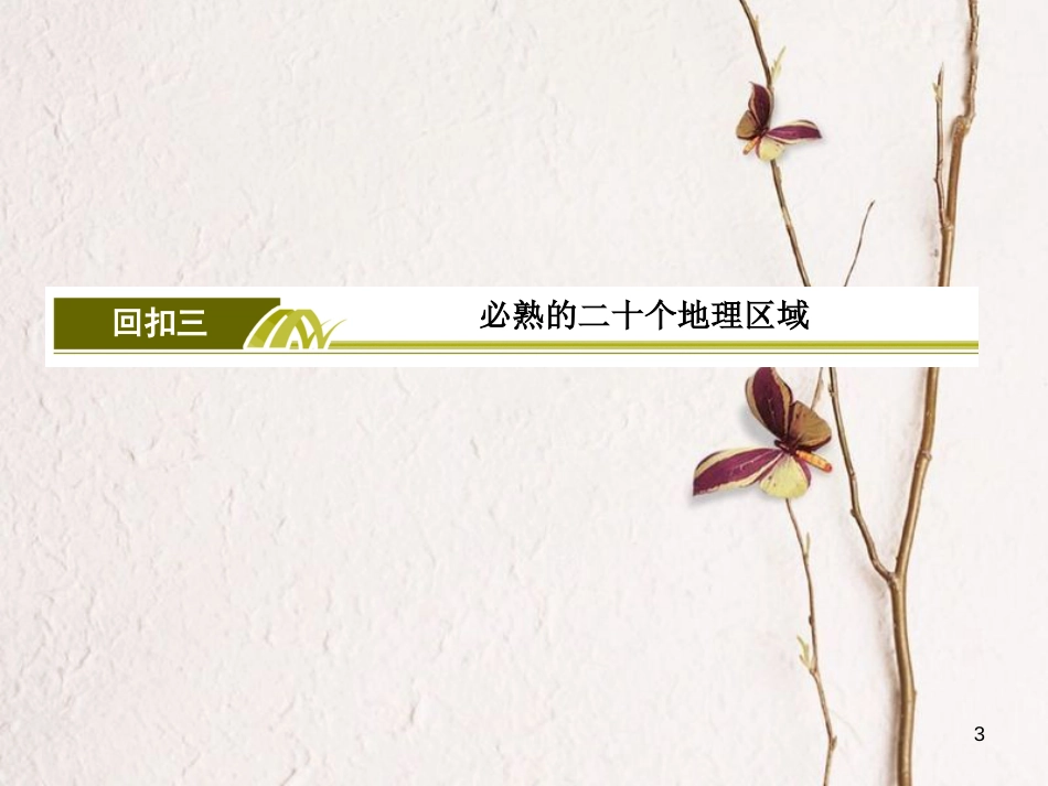 版高考地理二轮专题复习 第四部分 考前特训篇 专题三 考前基础知识回扣 4.3.3 必熟20个地理区域课件 新人教版_第3页