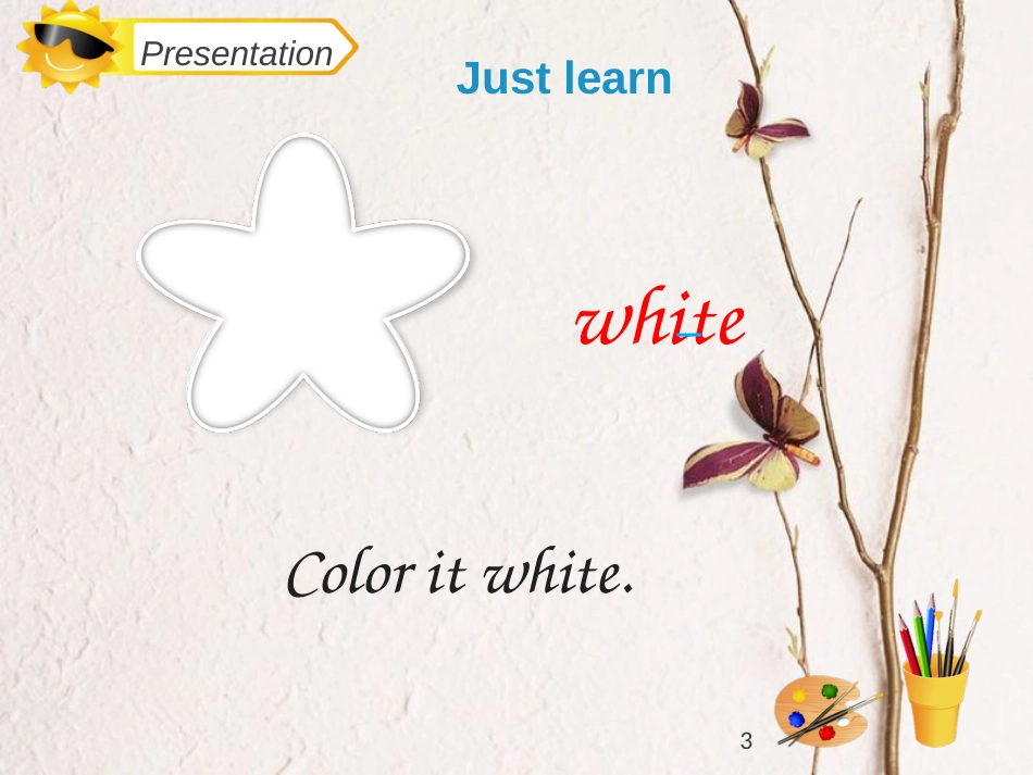 三年级英语上册 Unit 5 What colour is it（Lesson 28）教学课件 人教精通版_第3页