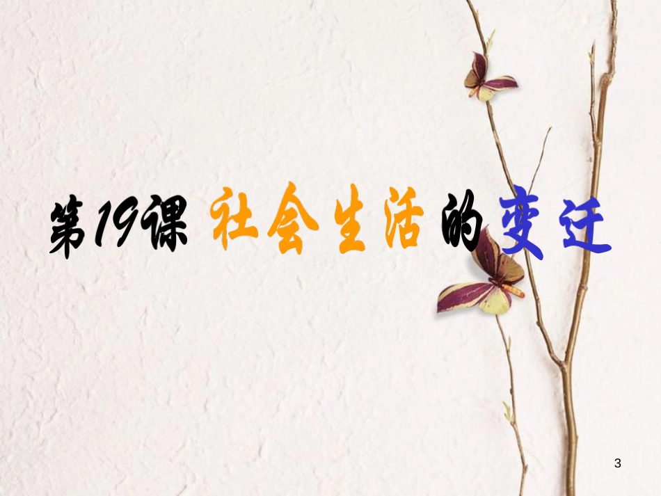 八年级历史下册 第19课 社会生活的变迁课件3 新人教版_第3页