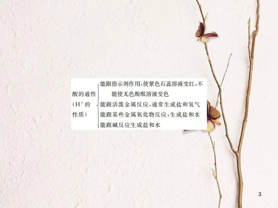 九年级化学下册 10 酸和碱 单元复习(三)酸和碱习题课件 (新版)新人教版_第3页