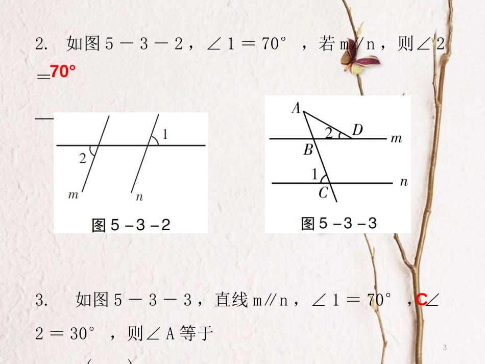 七年级数学下册 第五章 相交线与平行线 5.3 平行线的性质 5.3.1 平行线的性质 第1课时 平行线的性质（一）课件 （新版）新人教版_第3页