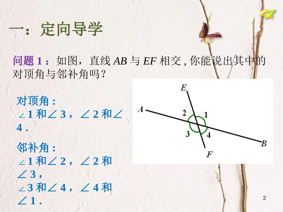 江西省寻乌县七年级数学下册 5.1.3 同位角、内错角、同旁内角课件 （新版）新人教版_第2页