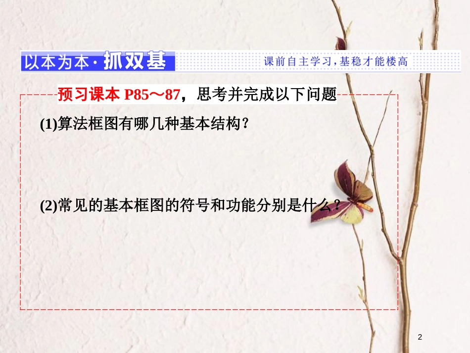 高中数学 第二章 算法初步 2.1 顺序结构与选择结构课件 北师大版必修3[共31页]_第2页