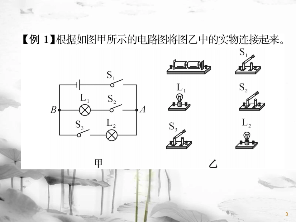 九年级物理上册 名师专题3 电路的链接与设计课件 （新版）粤教沪版_第3页