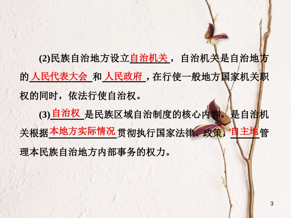 高中政治 第三单元 发展社会主义民主政治 第七课 我国的民族区域自治制度和宗教政策 第二框 民族区域自治制度：适合国情的基本政治制度课件 新人教版必修2_第3页
