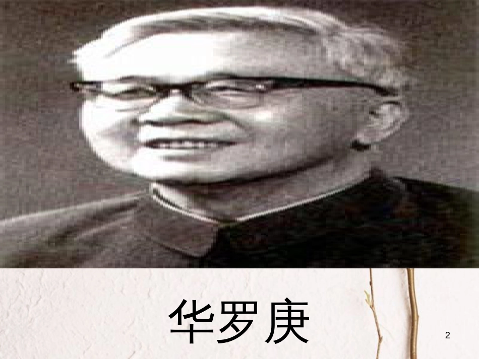 九年级语文上册 第四课《华罗庚进清华园》课件1 新疆教育版_第2页