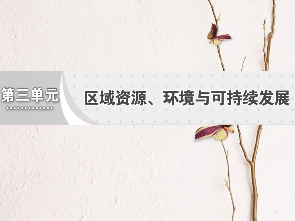 高中地理 第三单元 区域资源、环境与可持续发展 第一节 区域水土流失及其治理——以黄土高原为例课件 鲁教版必修3_第1页