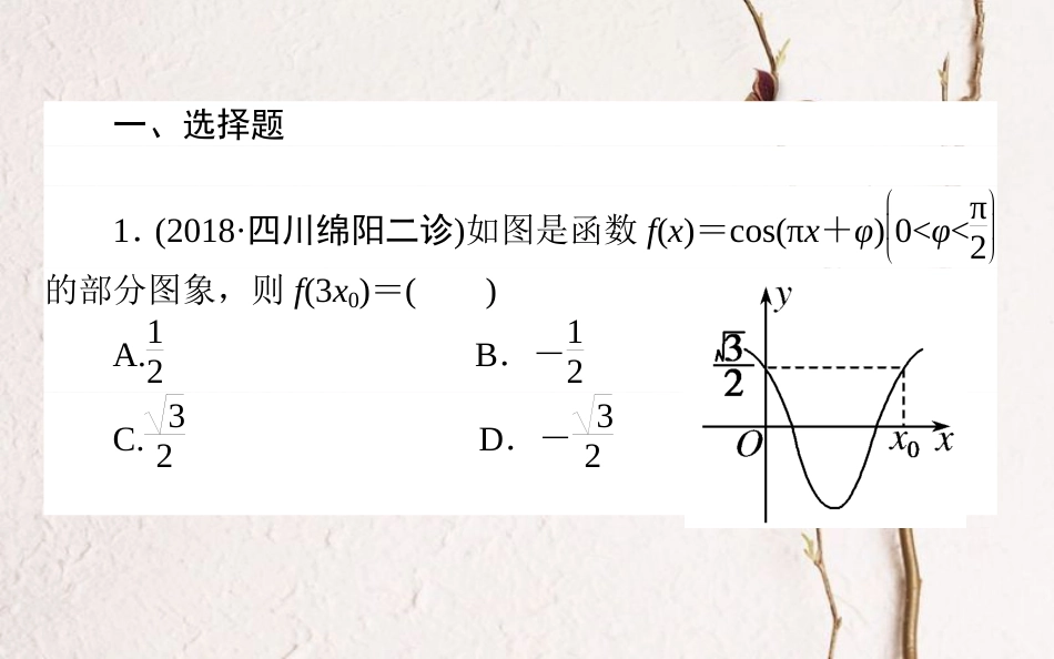 （全国通用）2019版高考数学 全程训练计划 天天练14课件 理_第2页